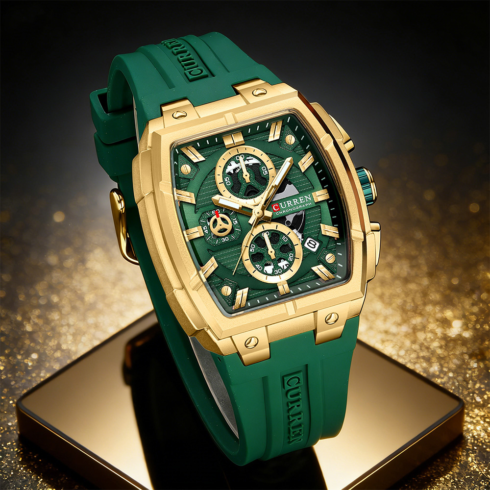 Vintage Fashion Aesthetic - CURREN Luxe vintage horloge voor heren,