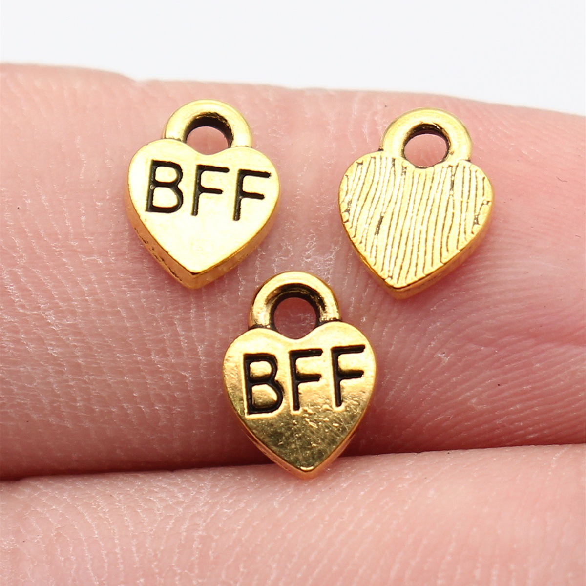Vintage Fashion Theme - 40 stuks 9,3x7mm antiek goudkleurig Bff