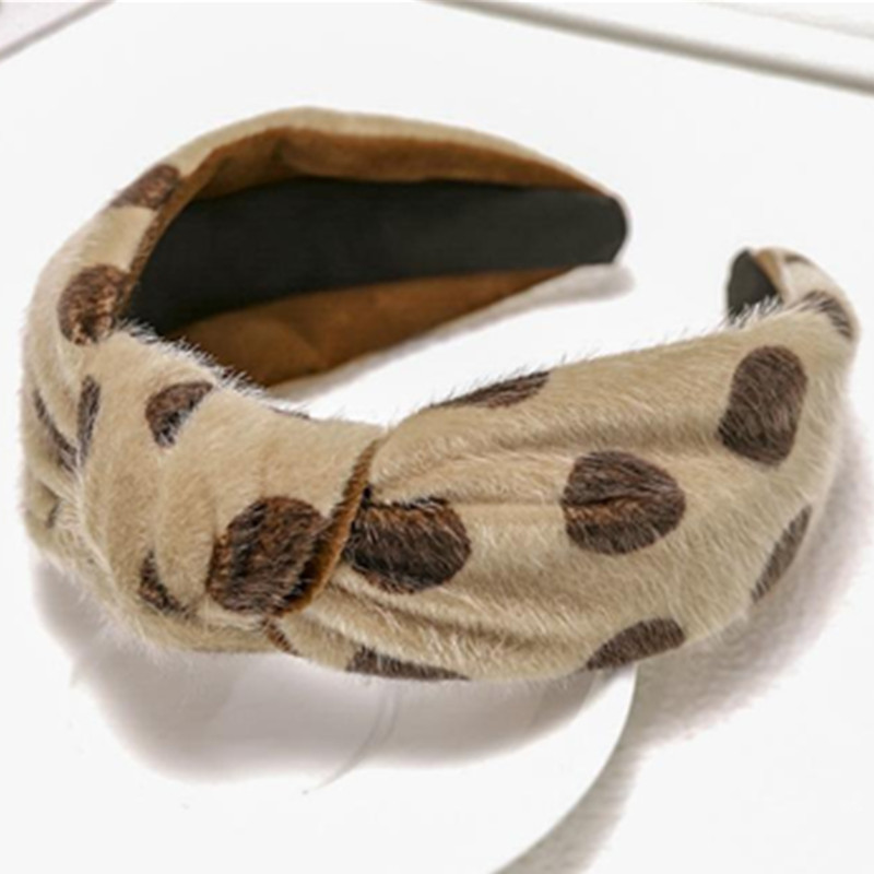Vintage Fashion Center - Vintage hoofdband voor dames haaraccessoires dierenprint