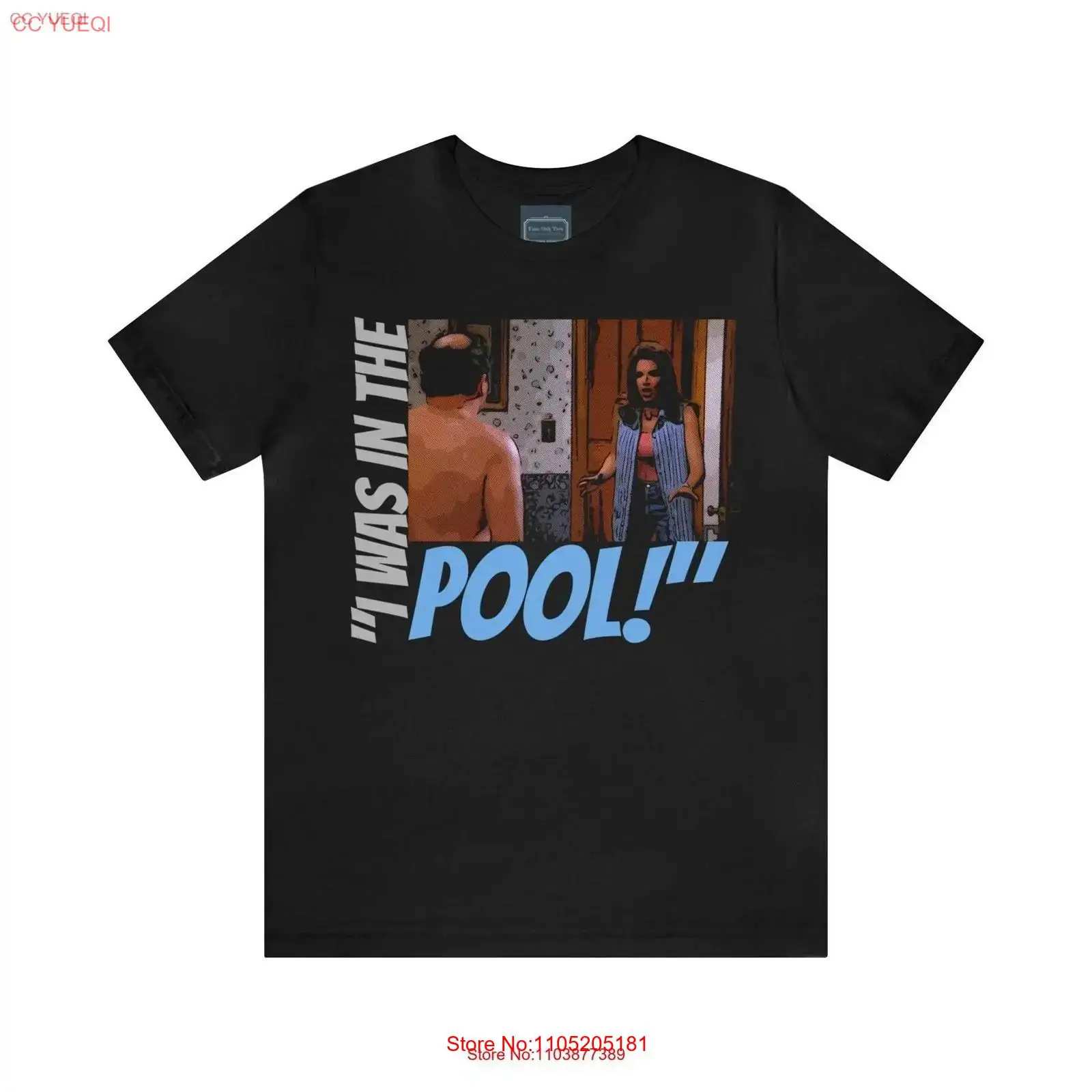 Vintage Fashion Quotes Short - Jersey T-shirt Seinfeld tv-show Citaat Ik