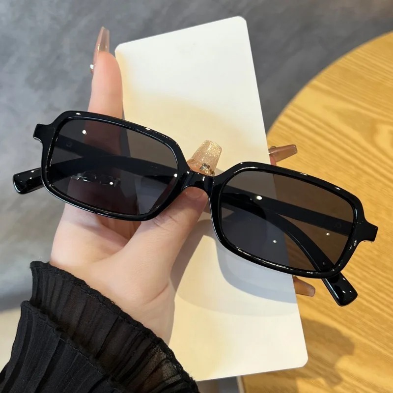 Luxe rechthoekige zonnebril da - Vintage Fashion Female recensie en prijs