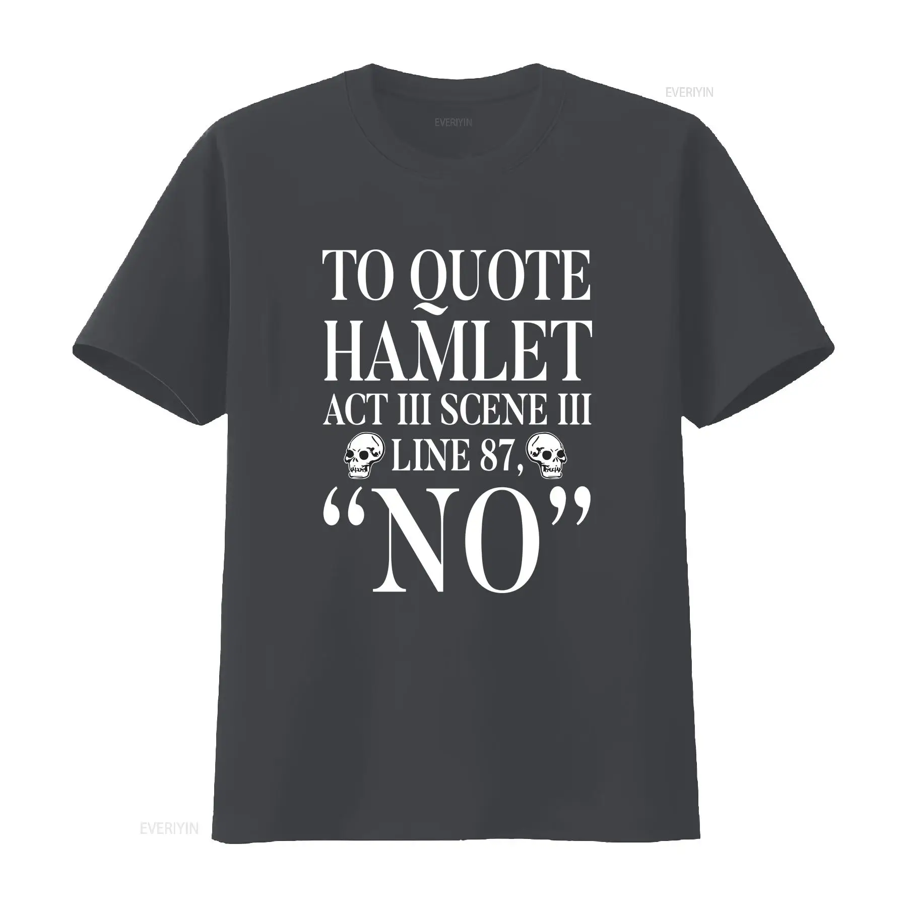 Om Hamlet te citeerden T-shirt - Vintage Fashion Quotes Short recensie en prijs