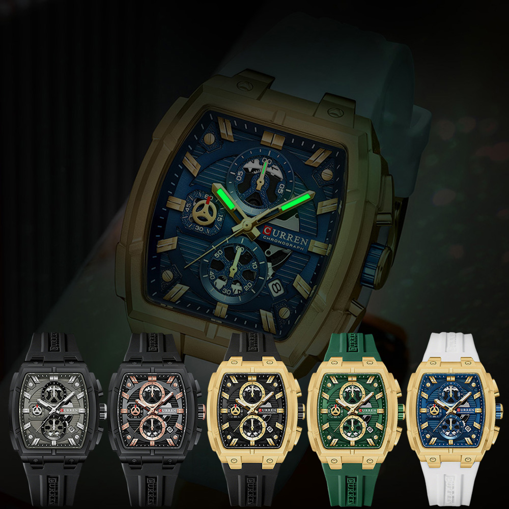 CURREN Luxe vintage horloge vo - Vintage Fashion Aesthetic recensie en prijs
