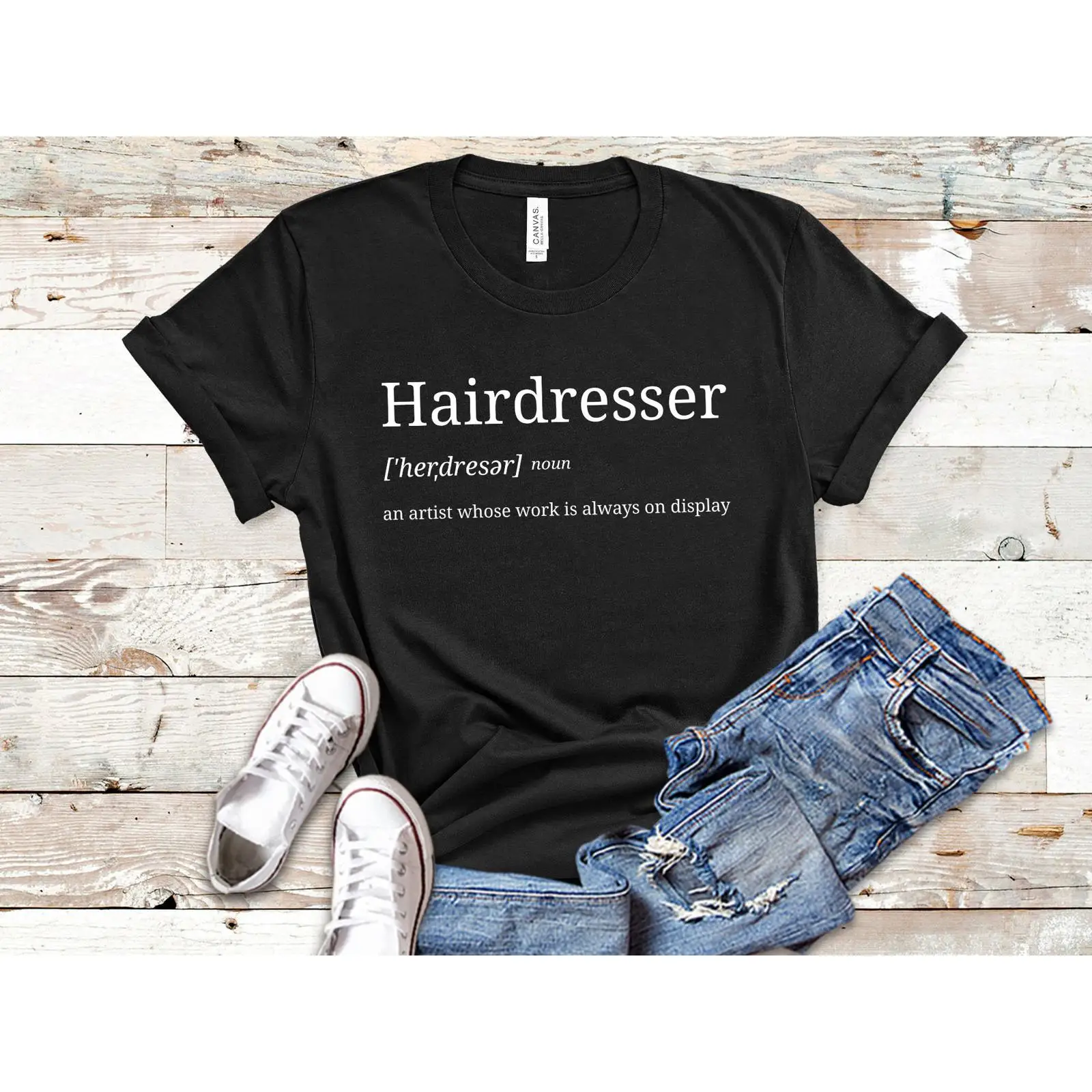 Kapper T-shirt Kapper Haarstyl - Vintage Fashion Quotes Short recensie en prijs