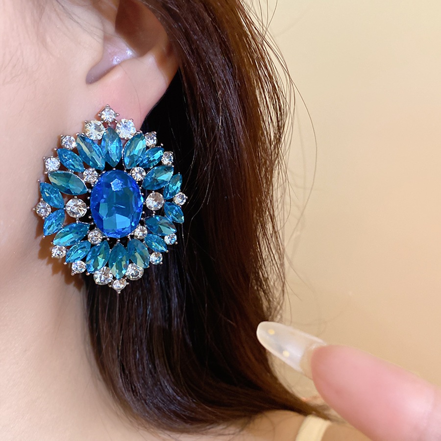Ovale centrumkristallen bloeme - Vintage Fashion Center recensie en prijs