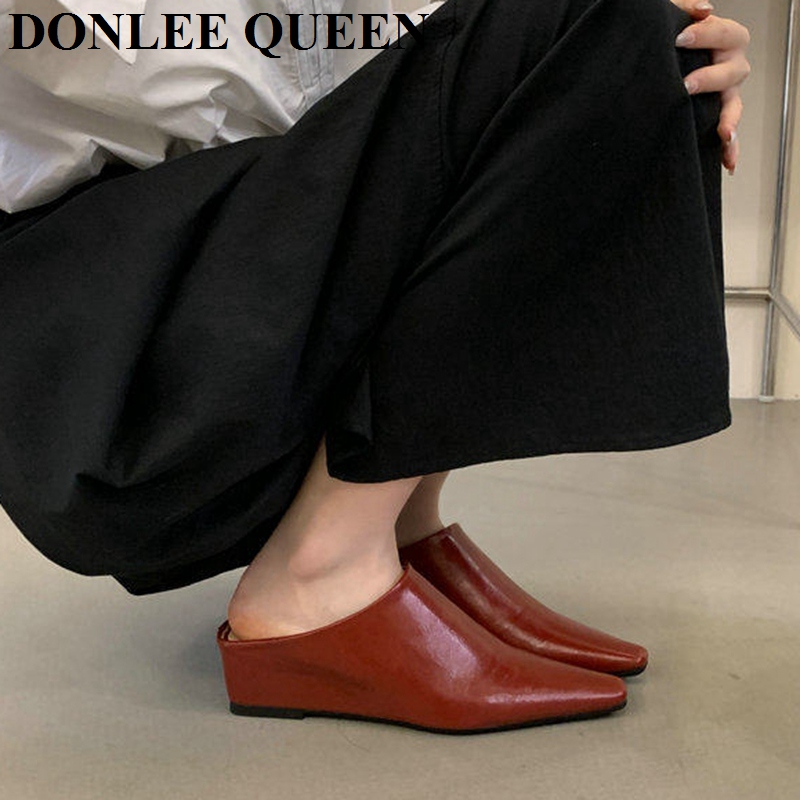 Damesmode Mule Slippers met ge - Vintage Fashion Female recensie en prijs