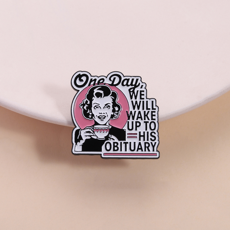 Donkere humor huisvrouw pin sa - Vintage Fashion Obituaries recensie en prijs