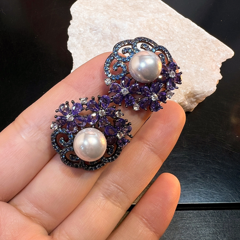 Vintage holle bloem oorknopjes - Vintage Fashion Center recensie en prijs