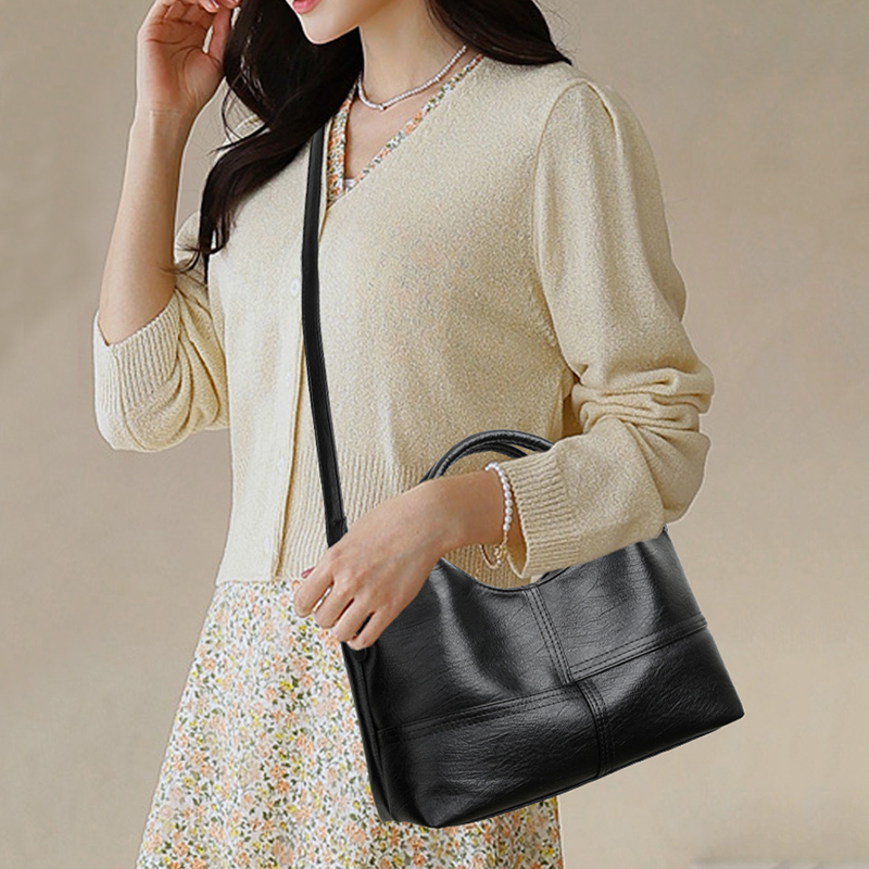 Vintage Kunstleren Tote Bag, M - Vintage Fashion Shop recensie en prijs