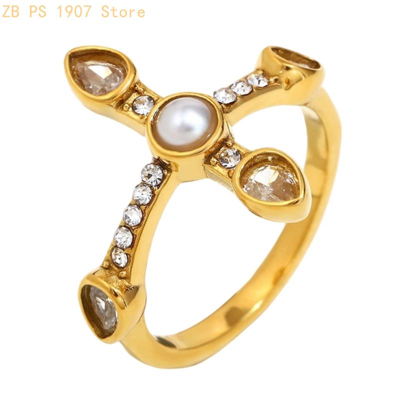Modieuze roestvrijstalen ring  - Vintage Fashion Center recensie en prijs